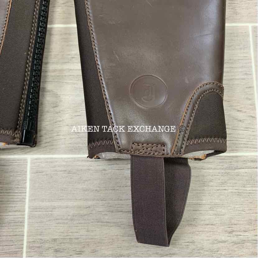Justin Eq Half Chaps, Brown, Size Small Short