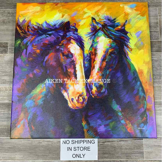 "Grace and Beauty" by Leon Devenice Canvas Print, 24" x 24"