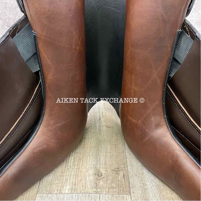 2020 Custom Saddlery Wolfgang Solo MKII Monoflap Dressage Saddle, 18" Seat, Adjustable Tree, Wool Flocked Panels