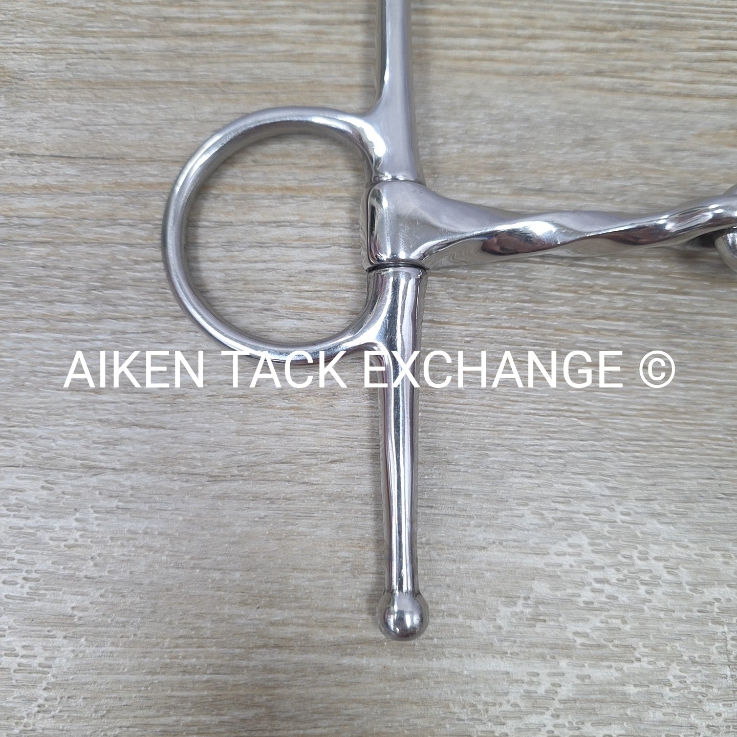 Coronet Single Joint Slow Twist Full Cheek Bit with Keepers, 5"