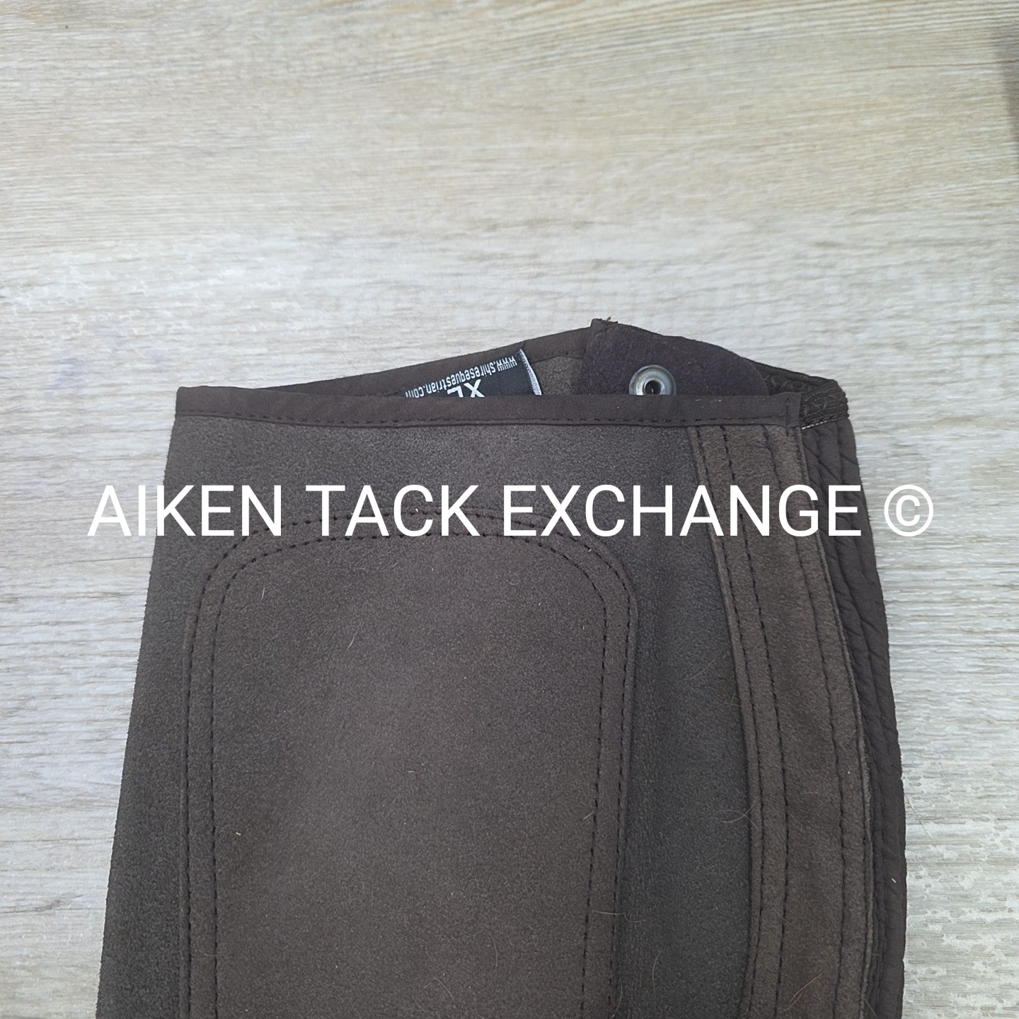 Shires Suede Half Chaps, Brown, Size X-Large