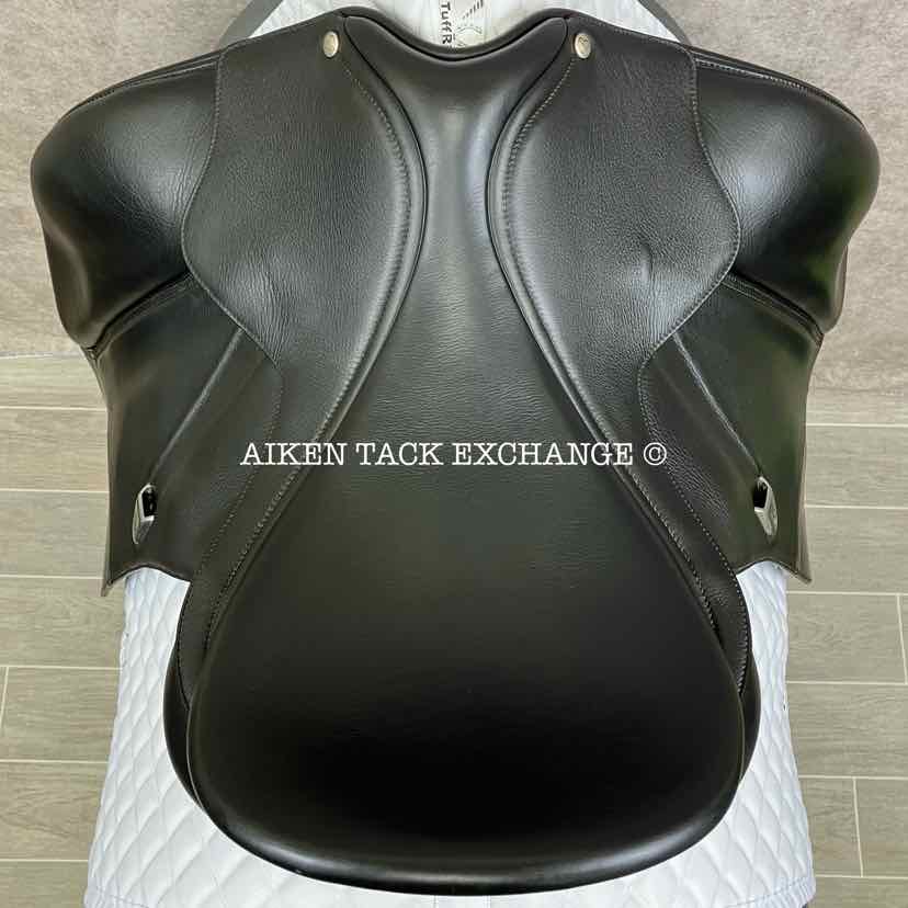 **SOLD** 2014 Bates Isabell Werth Dressage Saddle, 17" Seat, Adjustable Tree - Changeable Gullet, Wool Flocked Panels