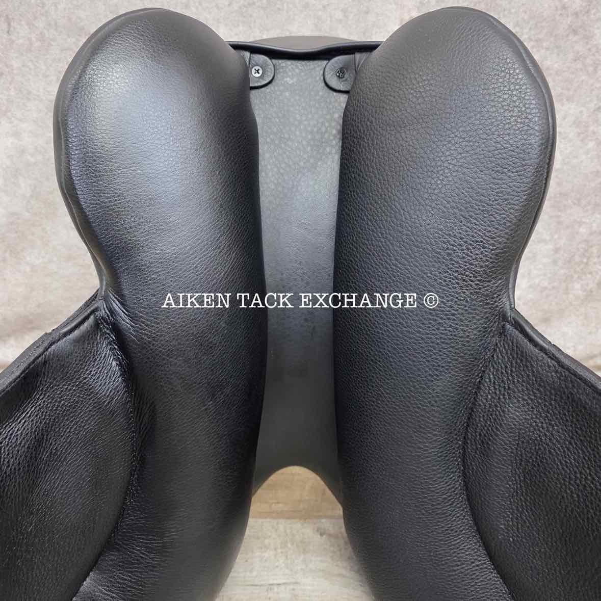 2024 Envy by Custom Saddlery Aurora Monoflap Dressage Saddle, 17.5" Seat, Adjustable Tree, Wool Flocked Panels