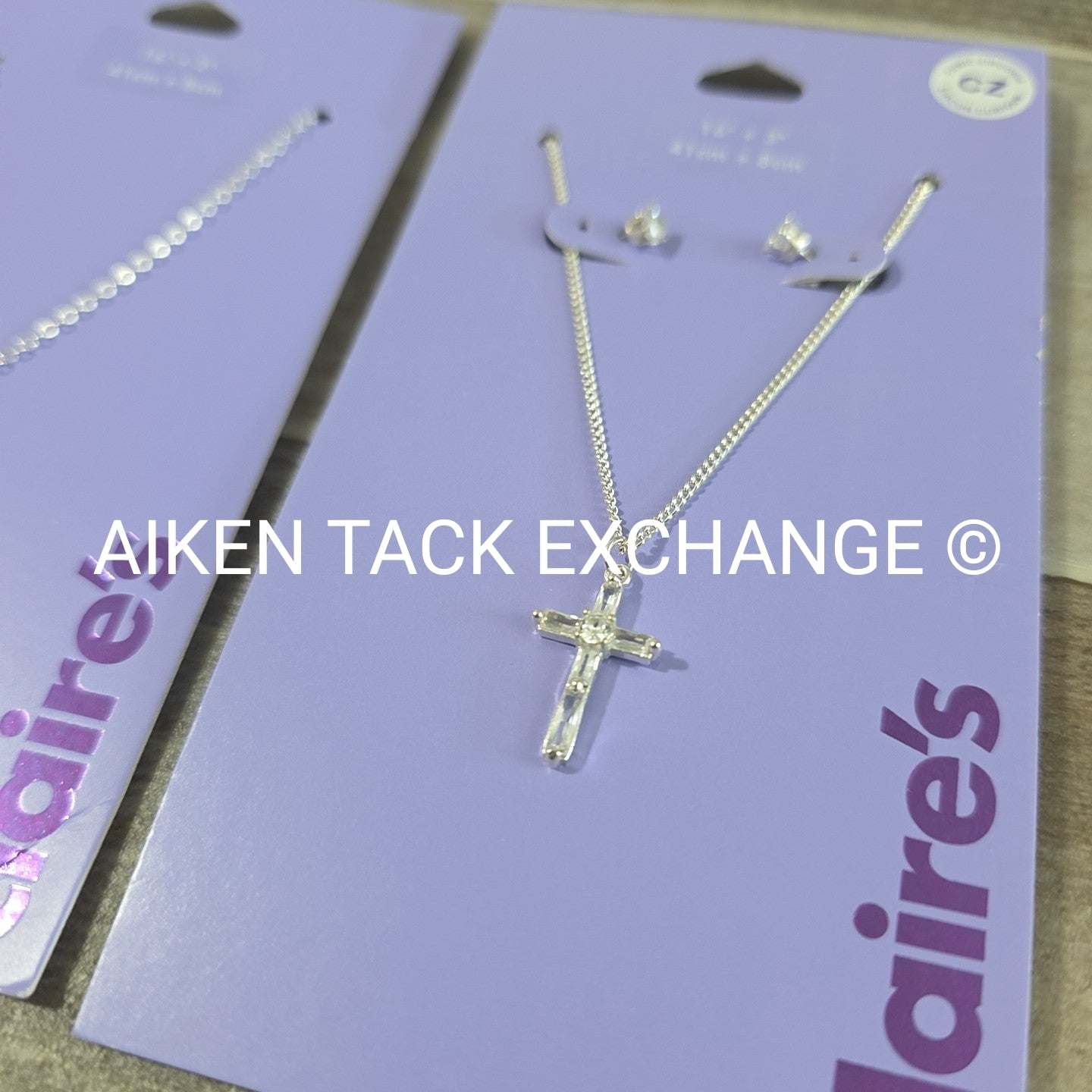 Claire's Jewelry Bundle - 2 Necklaces, 1 Pair of Earrings