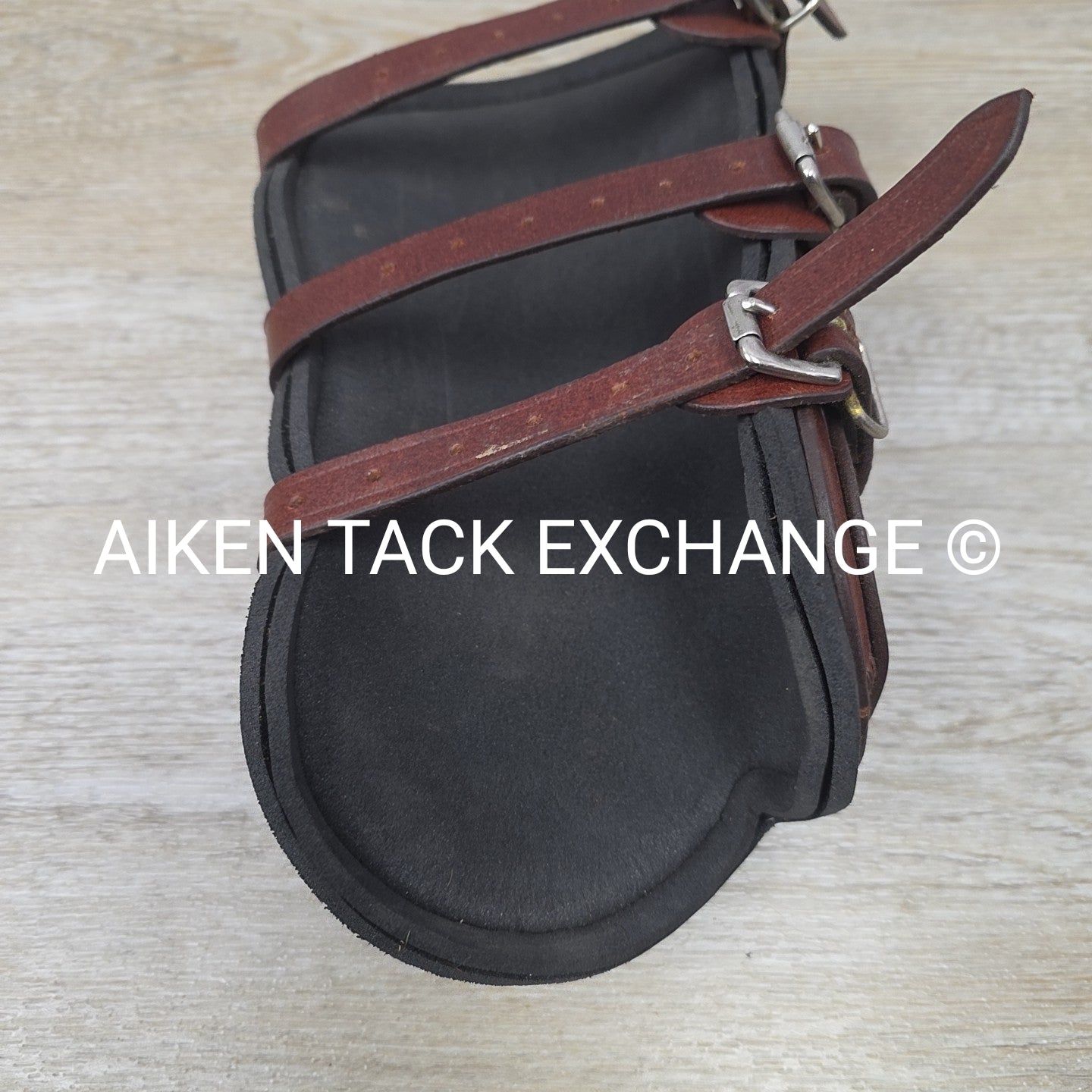 Derby Originals Leather Front & Hind Boot Set, Neoprene Lined, Brown, Size Full