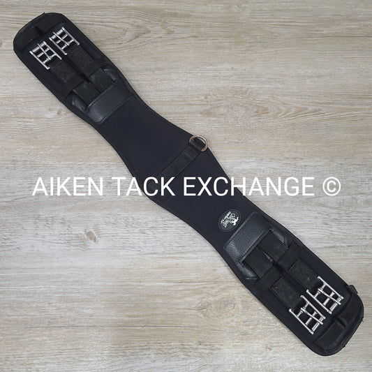 Flex Rider Comfort Flo Memory Foam Dressage Girth, Black, 28"