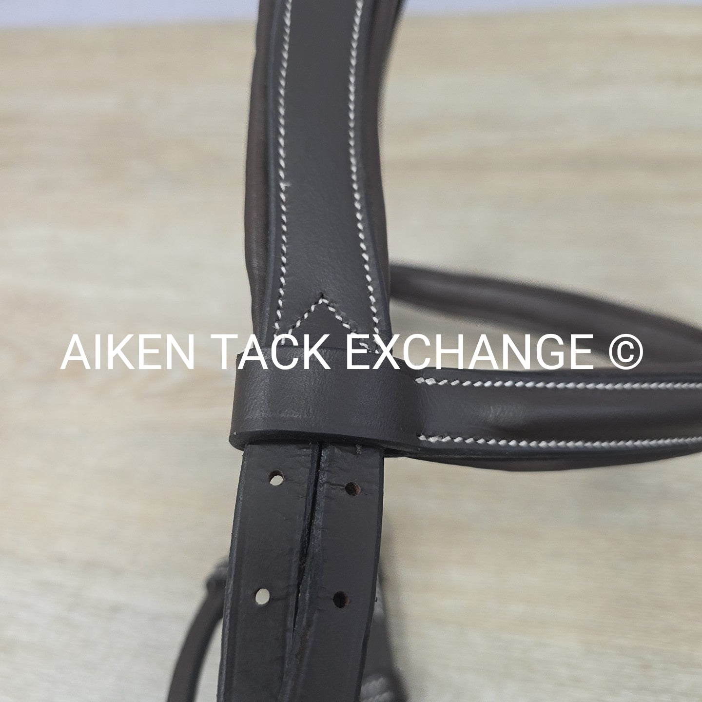 HDR Pro Mono Crown Padded Bridle with Reins, Havana, Size Cob