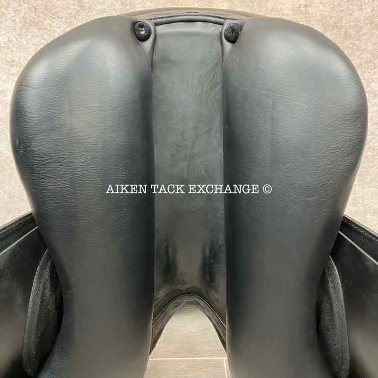 2022 Prestige X-D2 K Zero Dressage Saddle, 17" Seat, Medium Tree, Wool Flocked Pony Panels with Shoulder Relief