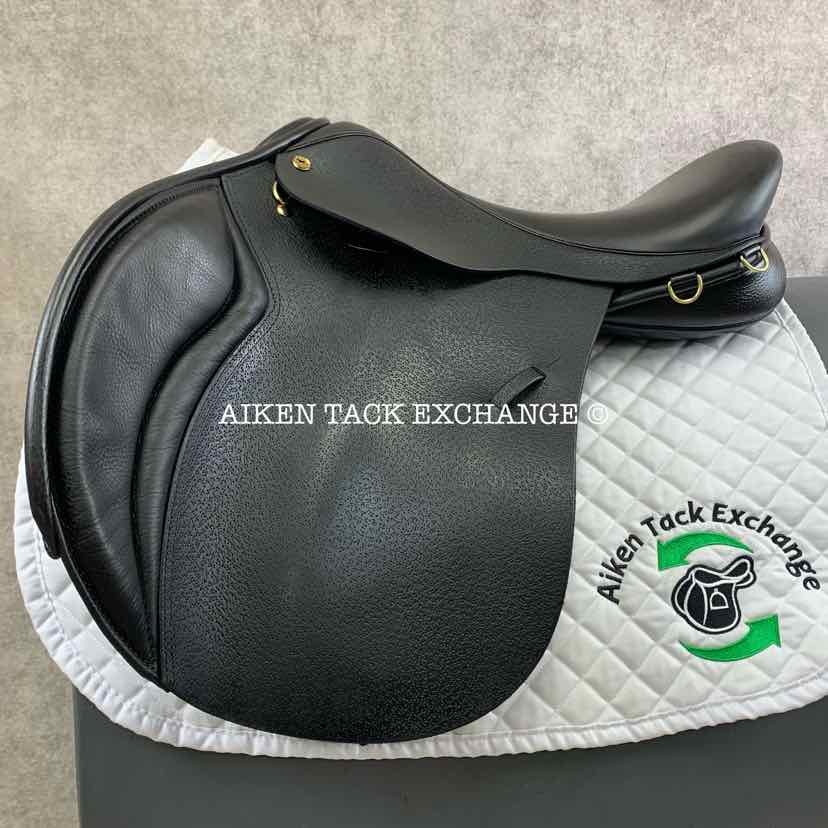 **SOLD** 2021 Black Country Wexford All Purpose Jump Saddle, 18.5" Seat, Medium Wide Tree, Wool Flocked Pony Panels