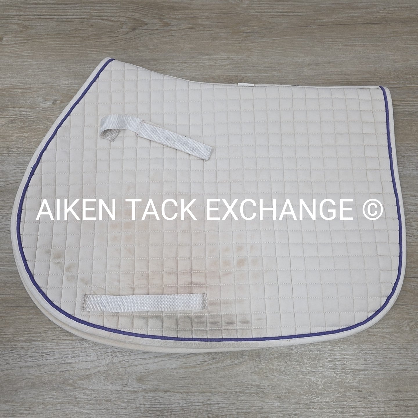 PRI All Purpose Saddle Pad w/ Purple Trim
