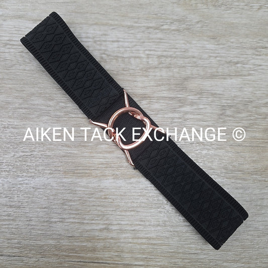 Equestrian Buckle Belts Elastic Belt
