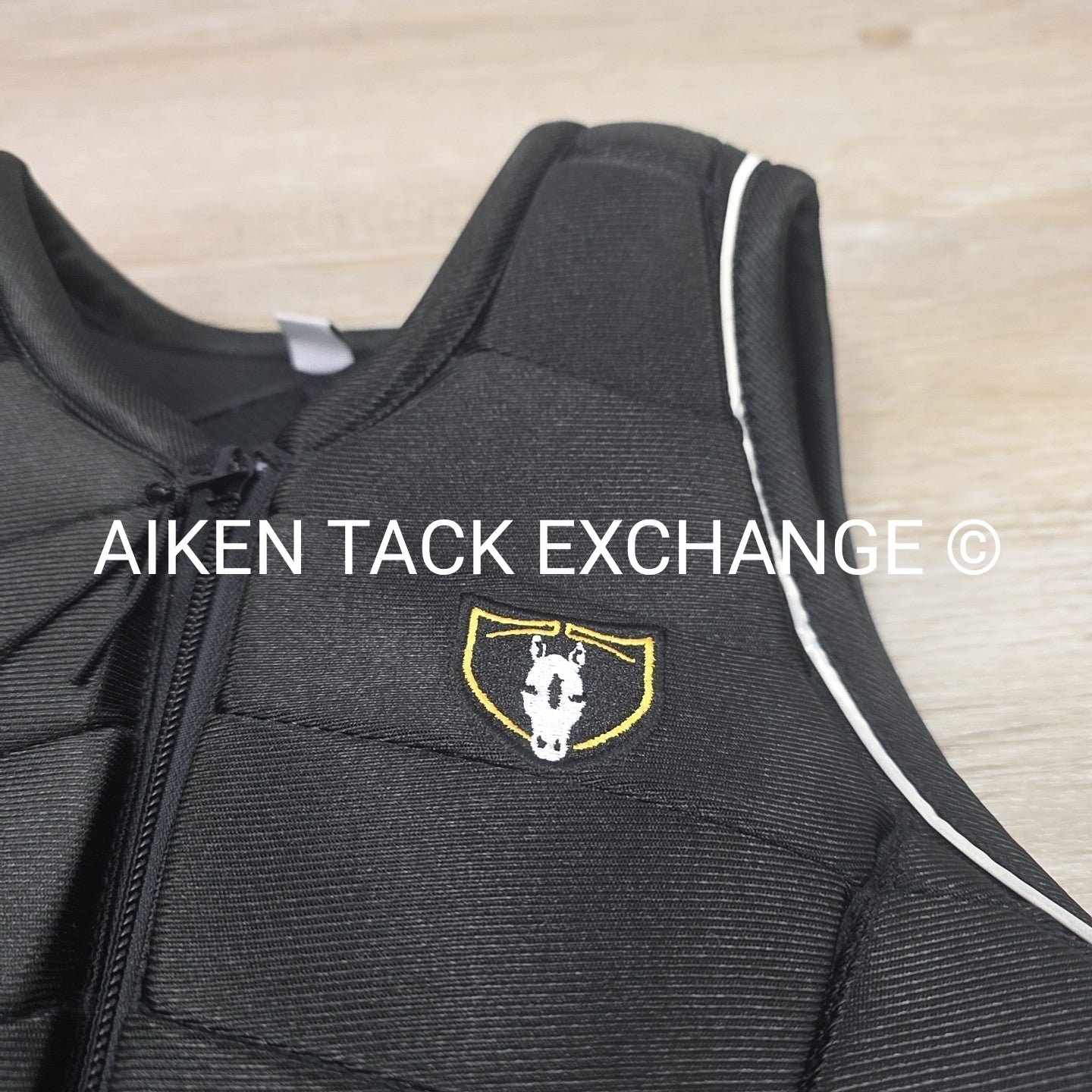 Tipperary Eventer Body Protector Safety XC Vest, Black, Size Youth Small YS - 30