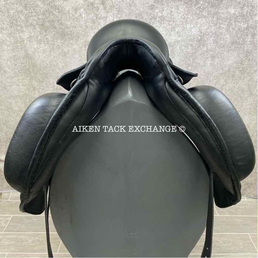 2015 Custom Saddlery Everest Monoflap Dressage Saddle, 17.5" Seat, Adjustable Tree, Wool Flocked Panels