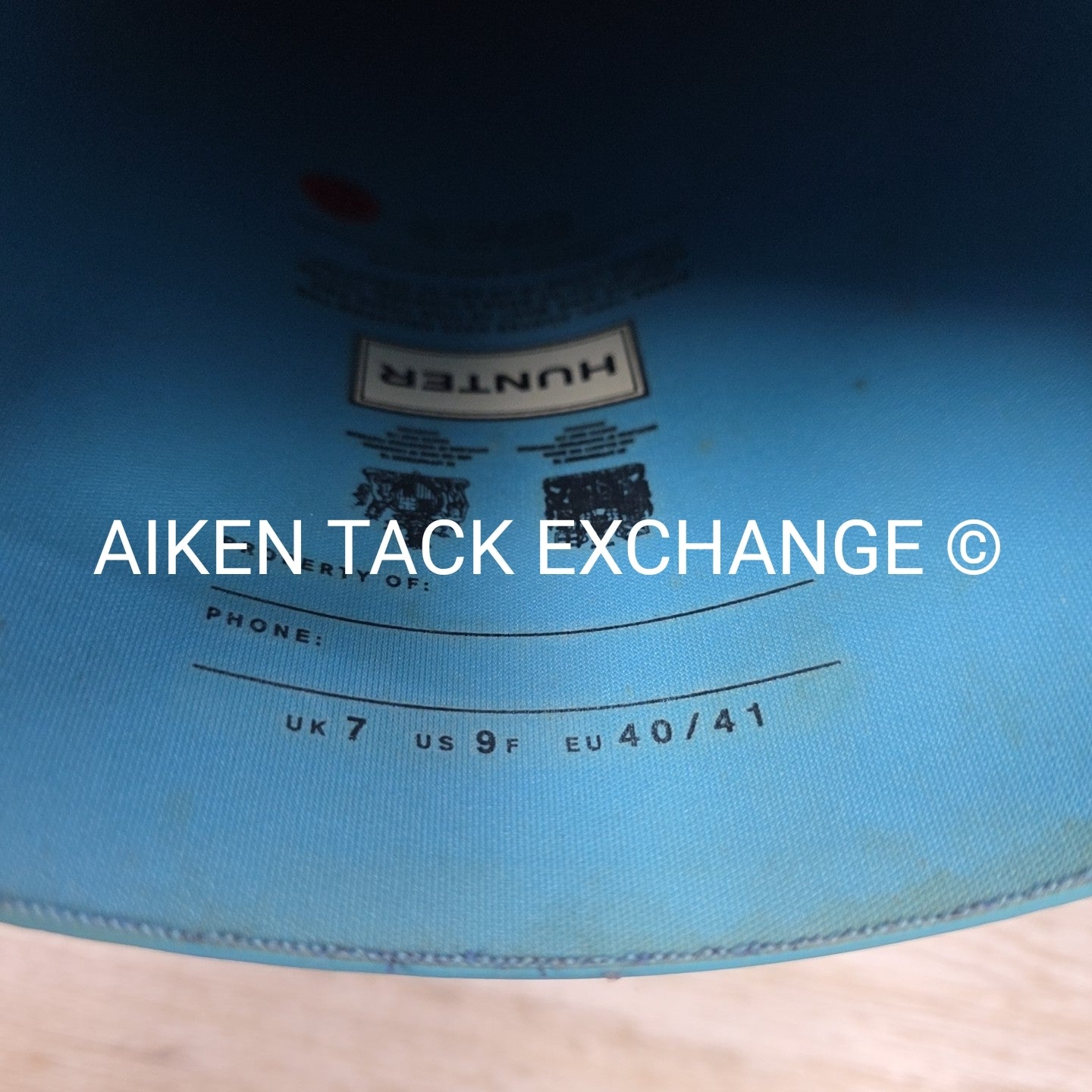 Hunter Original Tall Rain Boots, Size 9