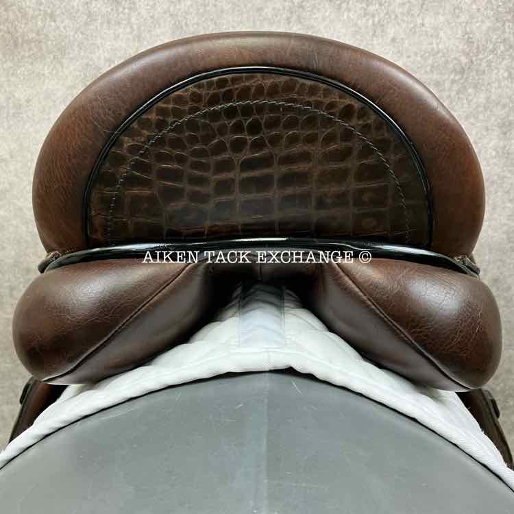 2018 Custom Saddlery Icon Star Monoflap Dressage Saddle, 17.5" Seat, Adjustable Tree, Wool Flocked Panels