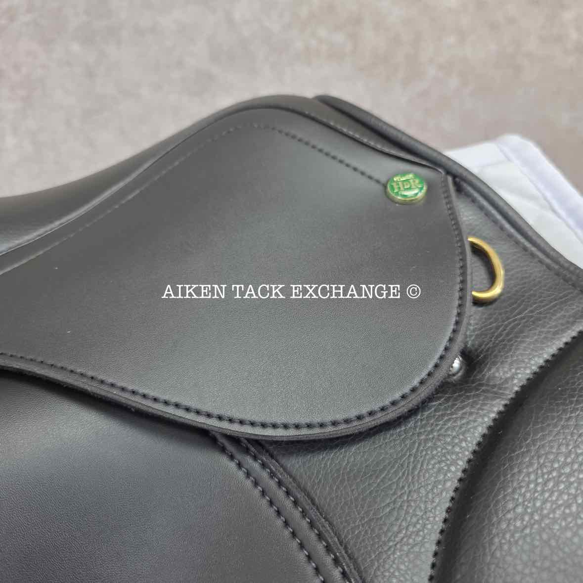 **SOLD** HDR - Henri de Rivel Vegan-X IGP All Purpose Saddle, 15.75" Seat, Adjustable Tree - Changeable Gullet, Wool Flocked Panels