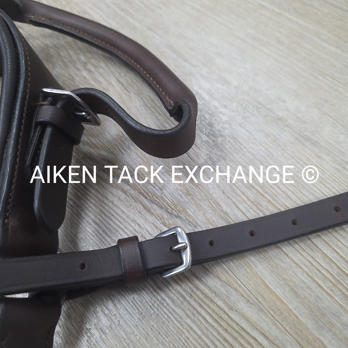 Correct Connect 3 Point Breastplate with Double Neck Strap, Brown, Size Full