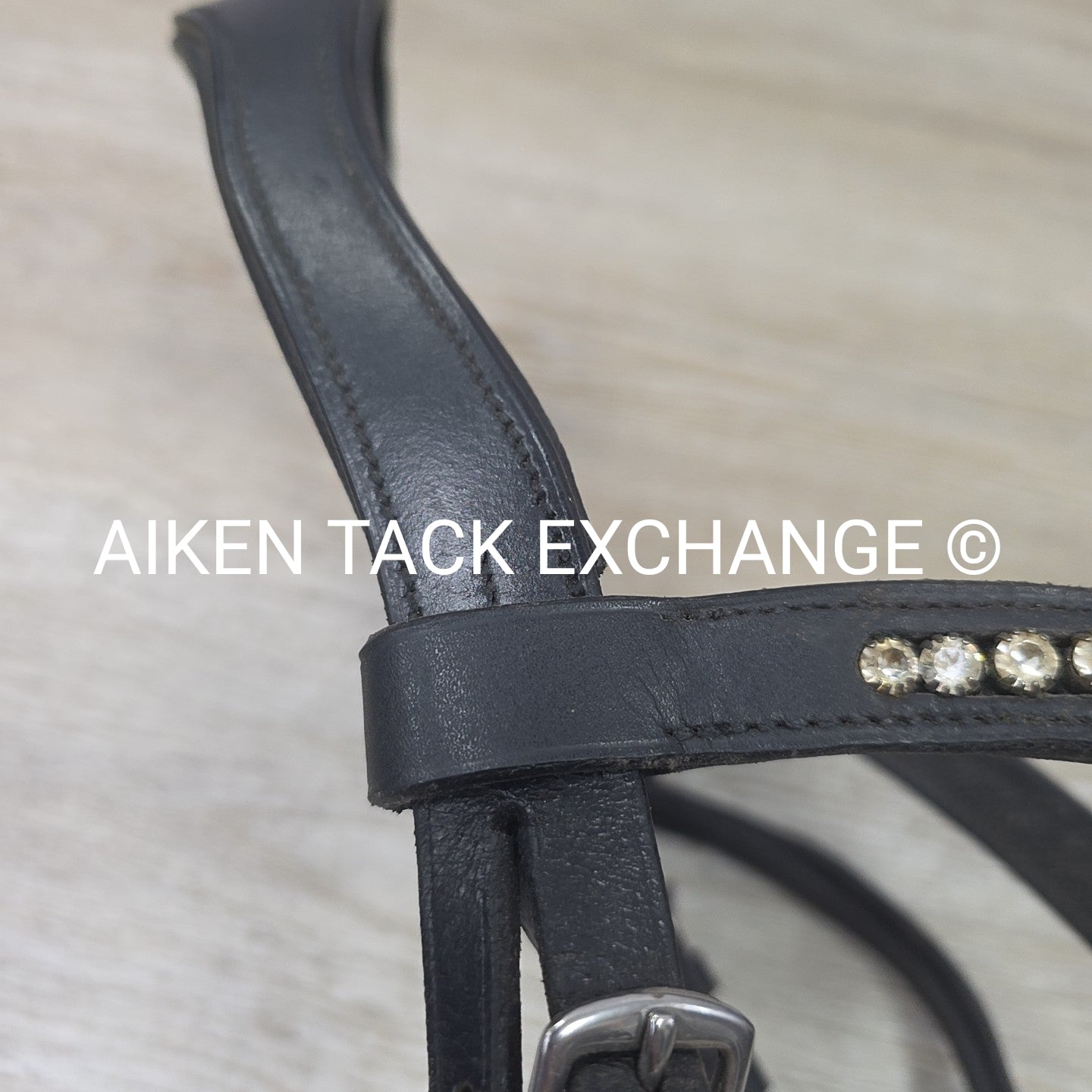 SmartPak Harwich Ergonomic Crystal Dressage Bridle, No Reins, Size Cob