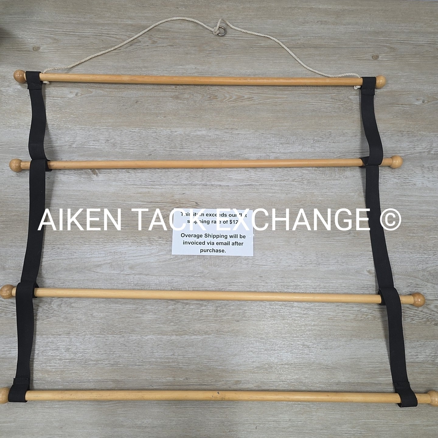 Hanging Wood Blanket Bar