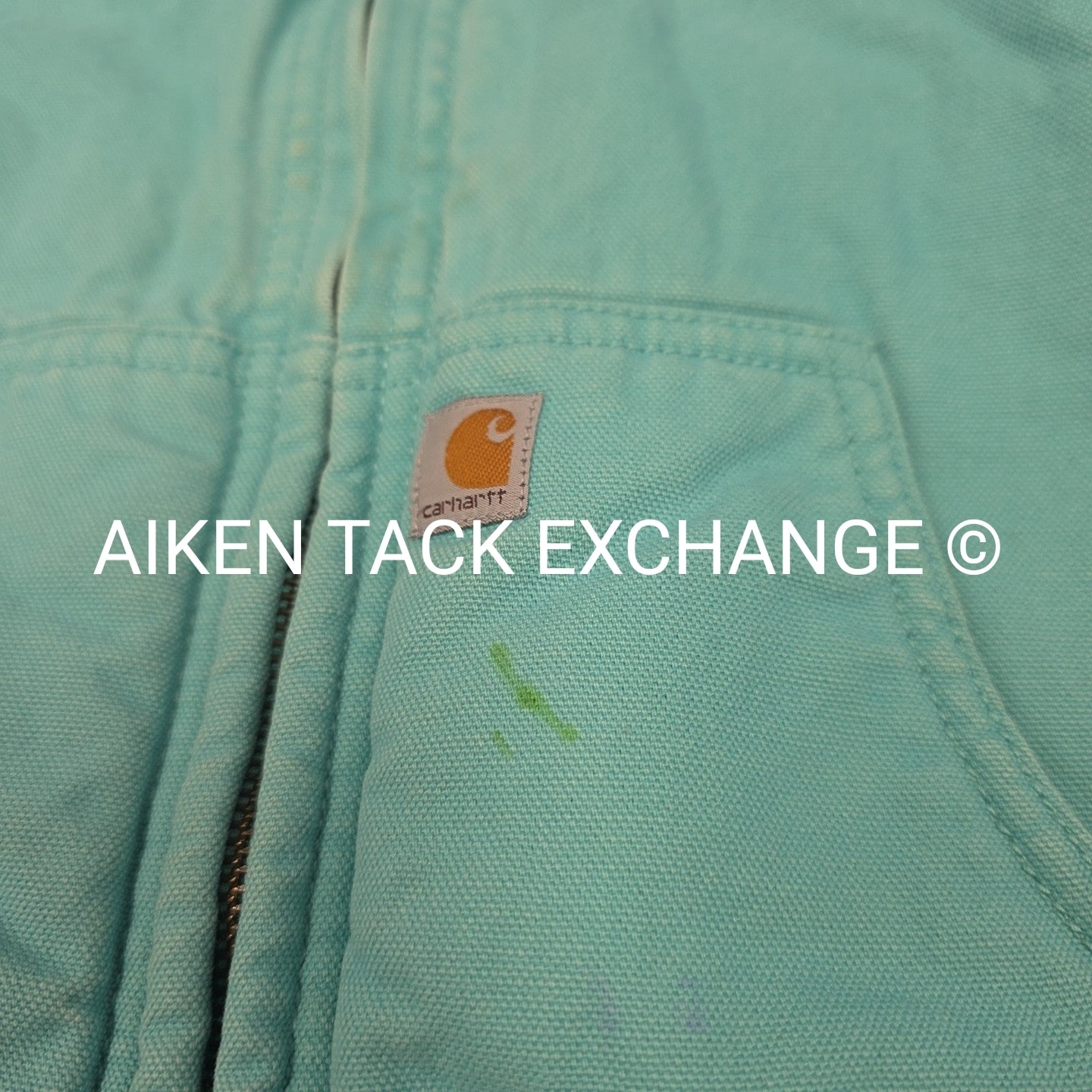 Carhartt Sherpa Lined Canvas Hooded Jacket, Size Medium