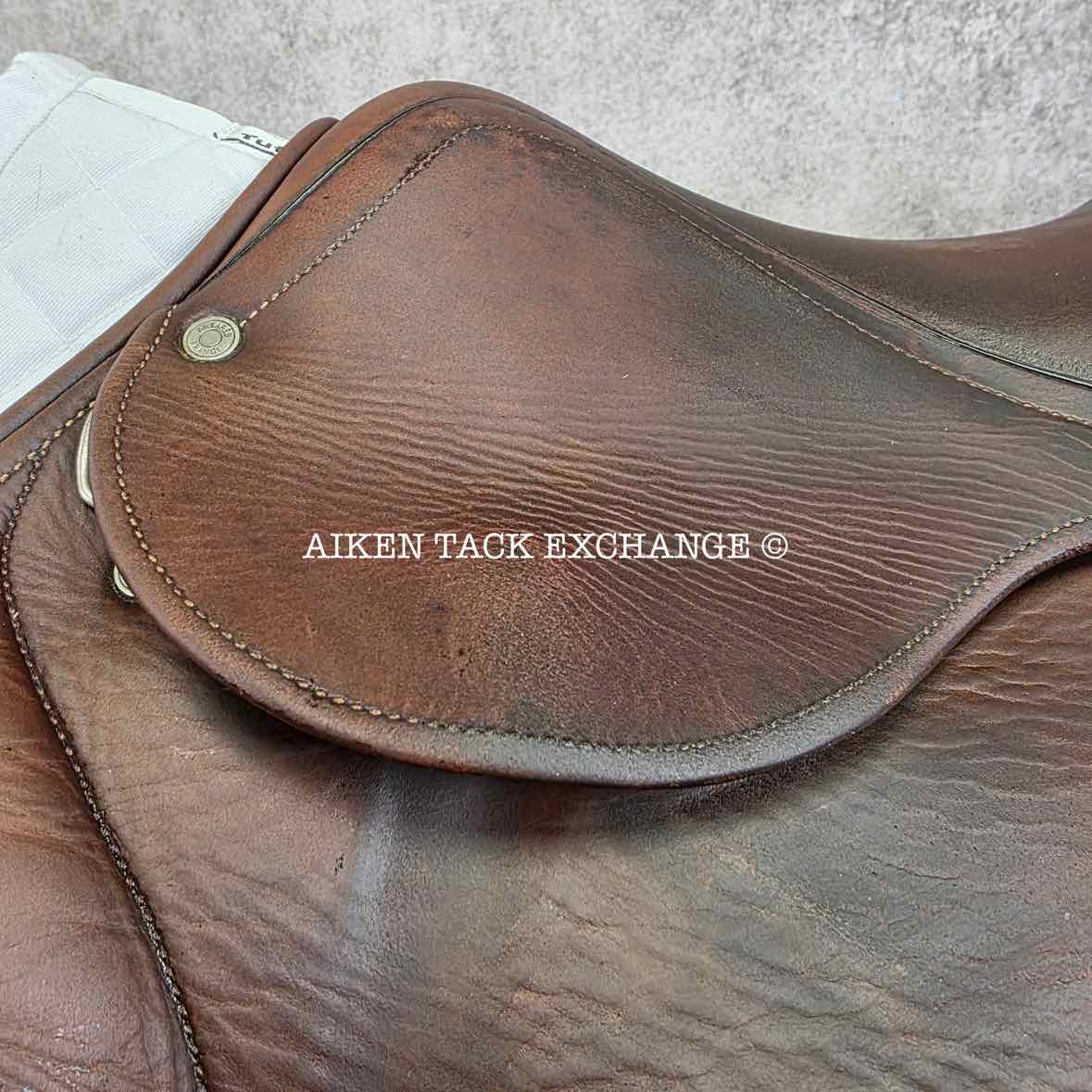 2005 Antares Close Contact Jump Saddle, 17.5" Seat - 3 Flap, Medium Wide Tree, Foam Panels, Full Buffalo Leather