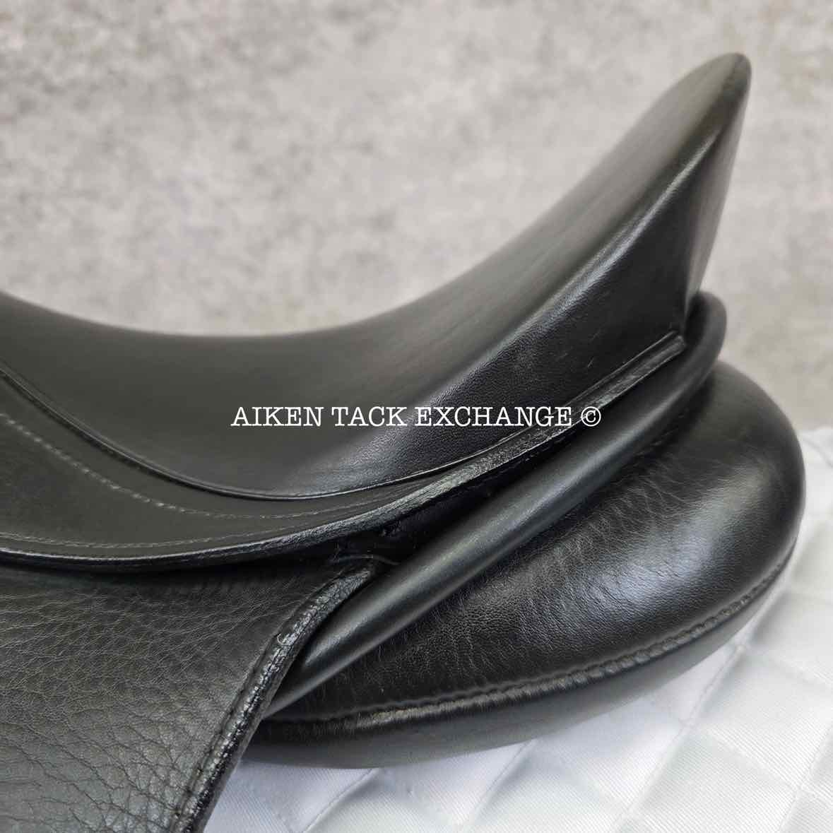 2003 Schleese JES Advanced Dressage Saddle, 17" Seat, Wide Tree, Wool Flocked Panels