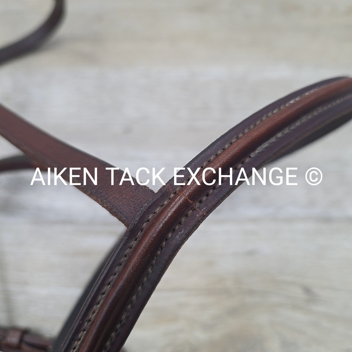 Stubben Bridle with Laced Reins, Brown, Size Full (has damage)