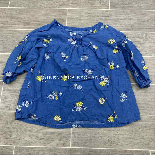 Old Navy Long Sleeve Blouse, Size Large (10-12 YR)
