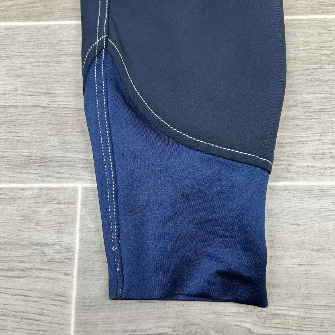 KL Select USG "Lara" Silicone Grip Knee Patch Breeches, Size 26 L