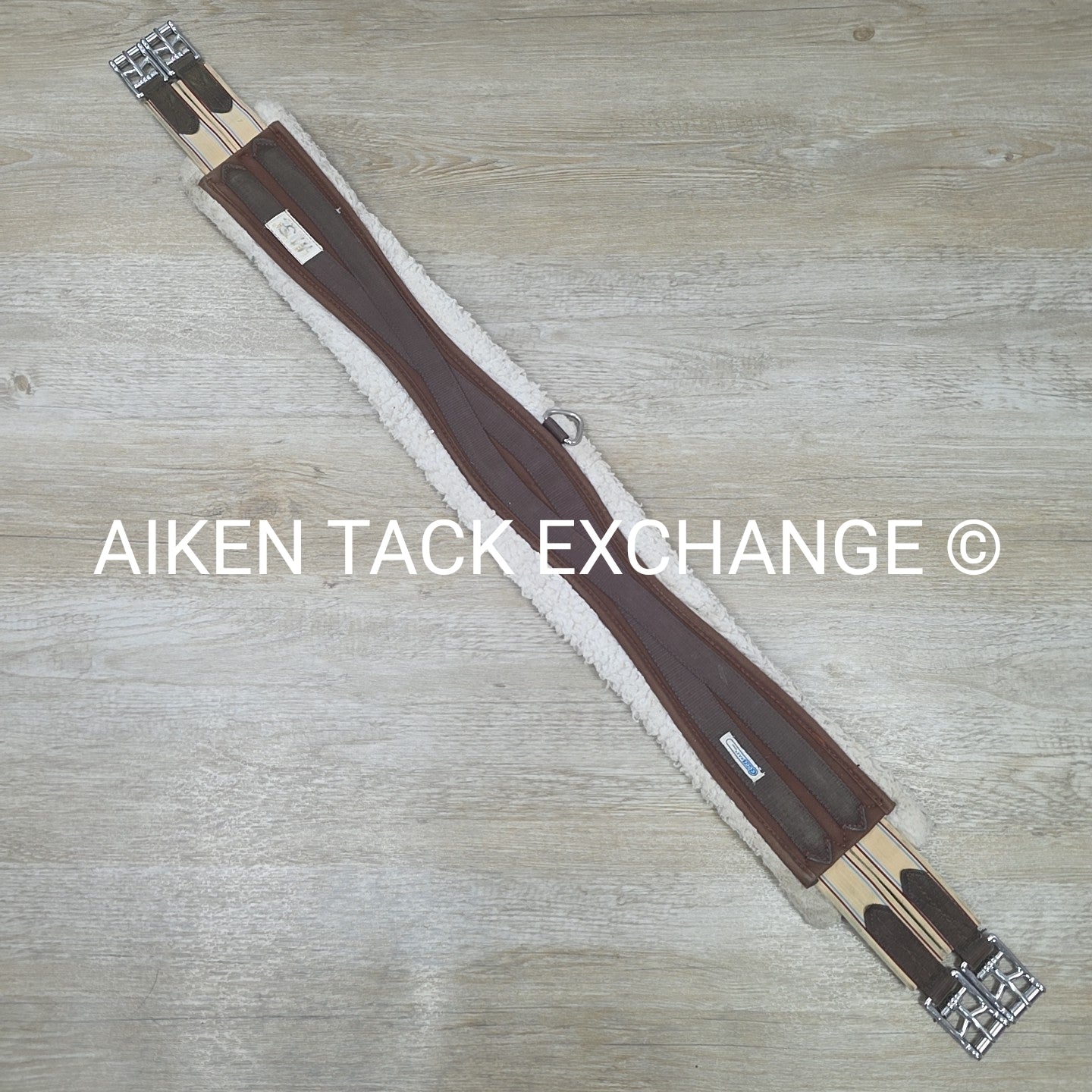 Lettia CoolMax Clik Girth, Brown, 46"