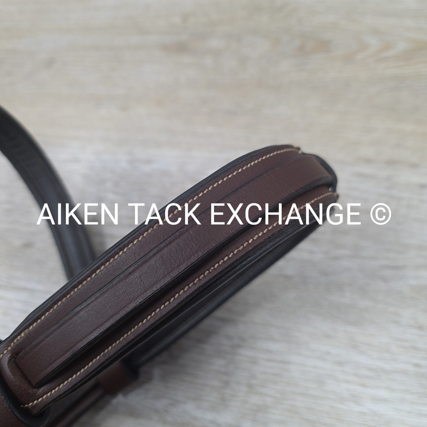 Fancy Stitched Bridle, No Reins, Brown, Size Full