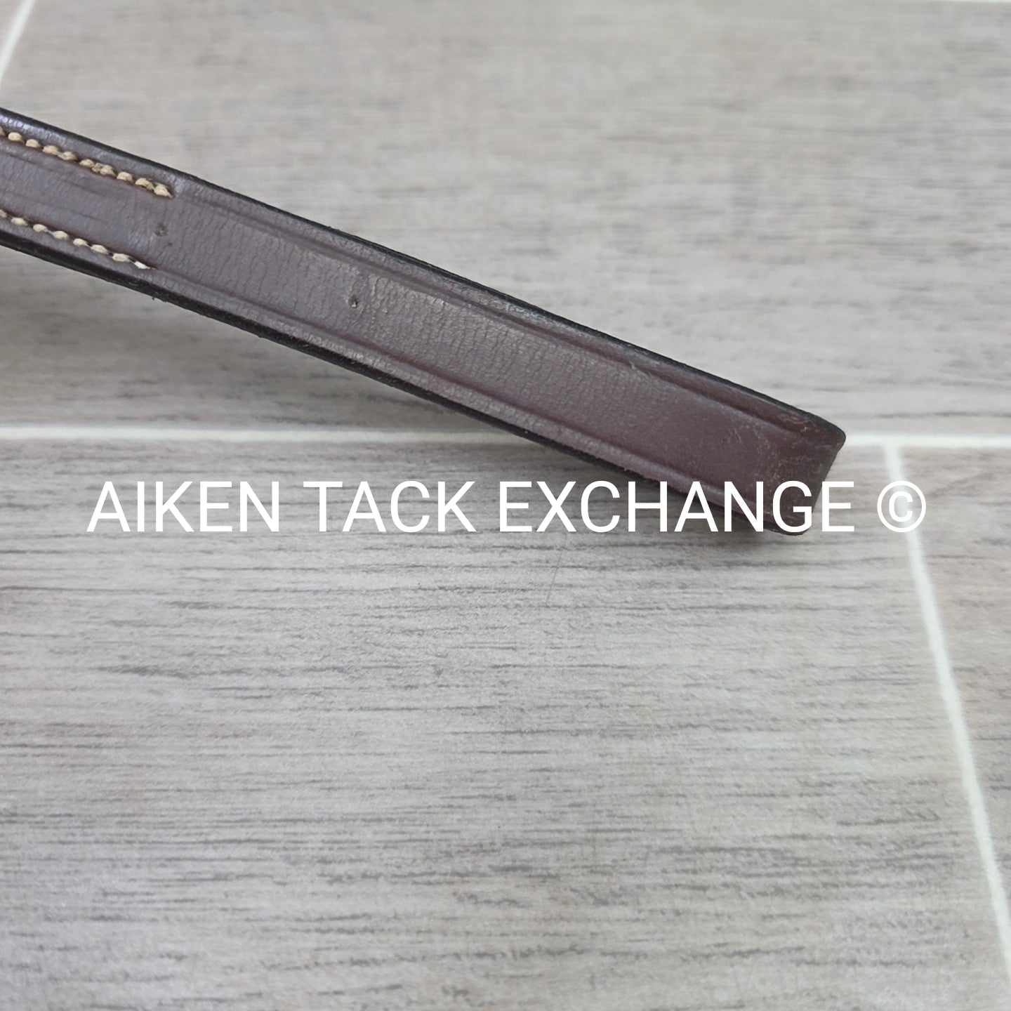 Flat Standing Martingale, Brown, Size Cob / Pony