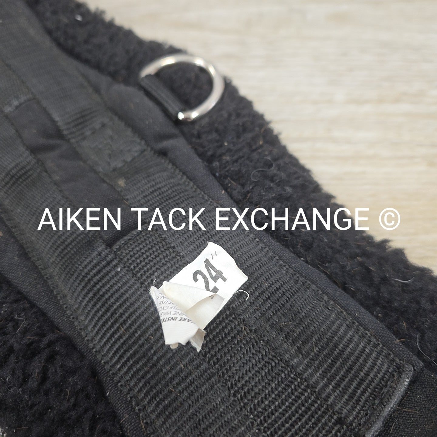 Toklat Contoured Dressage Girth, Black, 24"