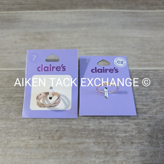 Claire's Rings (2) - Size 7