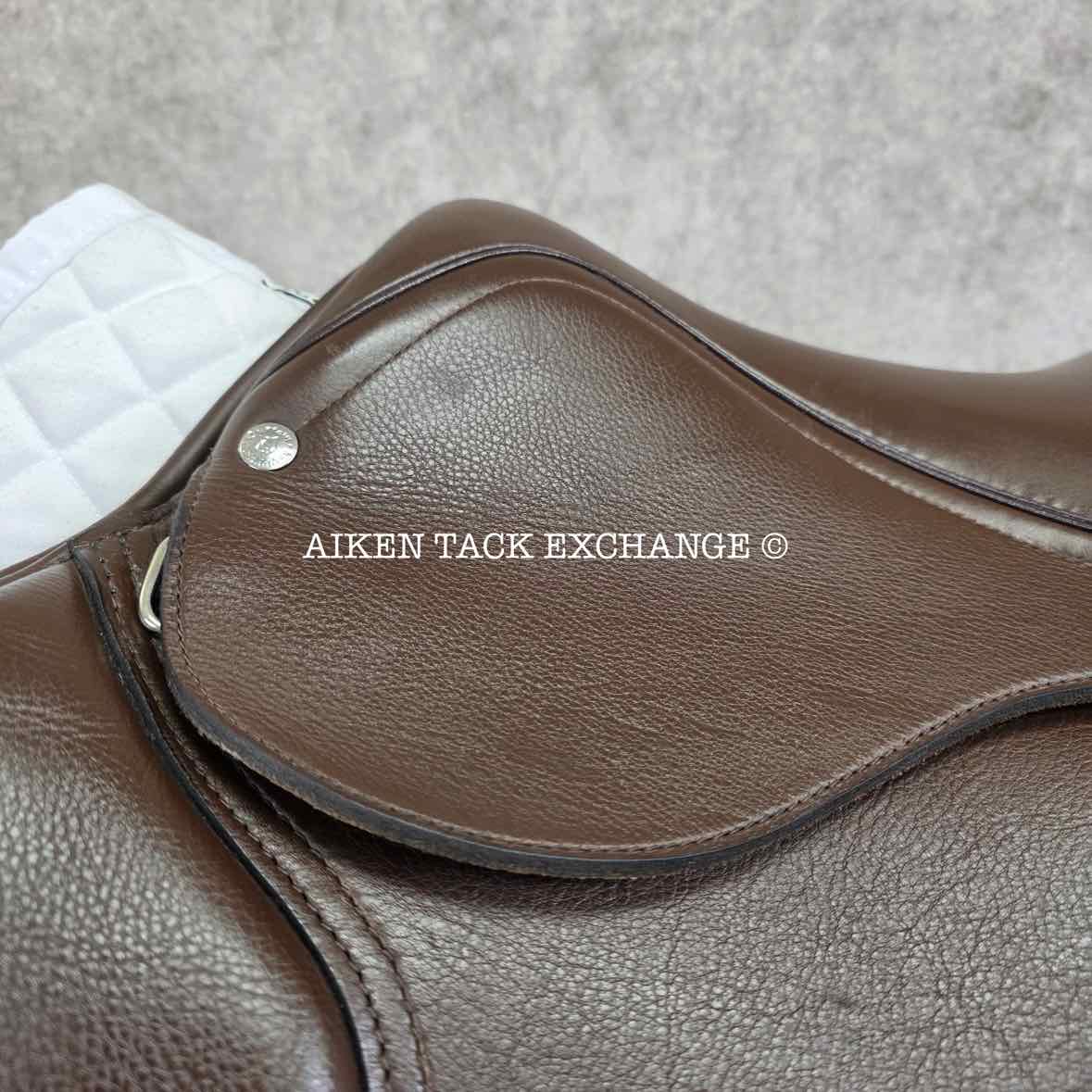 2019 Custom Saddlery Monte Carlo Jump Saddle, 17.5" Seat, Adjustable Tree, Wool Flocked Panels