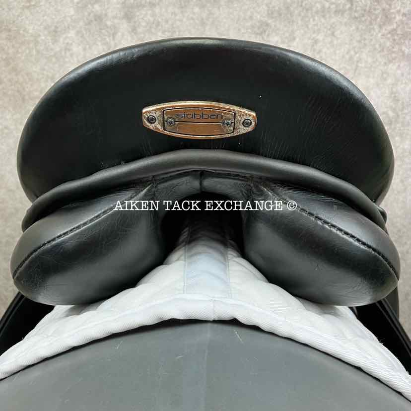 **SOLD** 2005 Stubben Maestoso Deluxe Dressage Saddle, 18" Seat, 32cm Tree - W/XW, Wool Flocked Panels