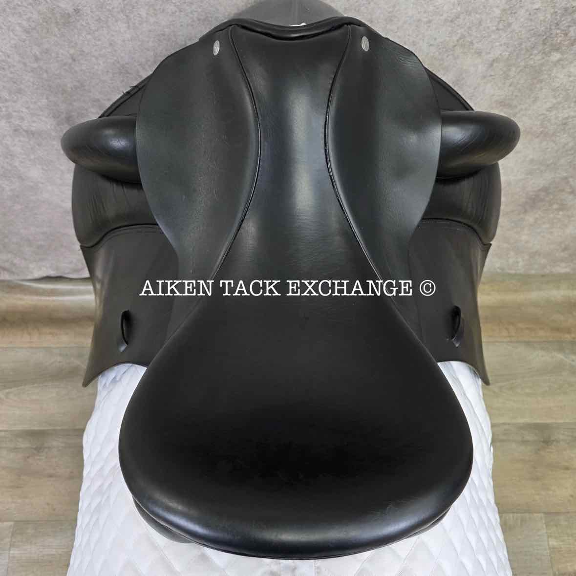 2013 Custom Saddlery Signature Wolfgang Solo Dressage Saddle, 16.5" Seat, Adjustable Tree, Wool Flocked Panels