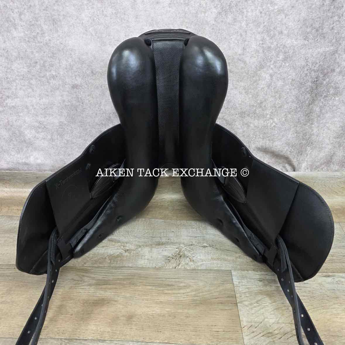 2016 Prestige X-Helen K Monoflap Dressage Saddle, 18" Seat, 35 Tree - MW/W, Wool Flocked Panels