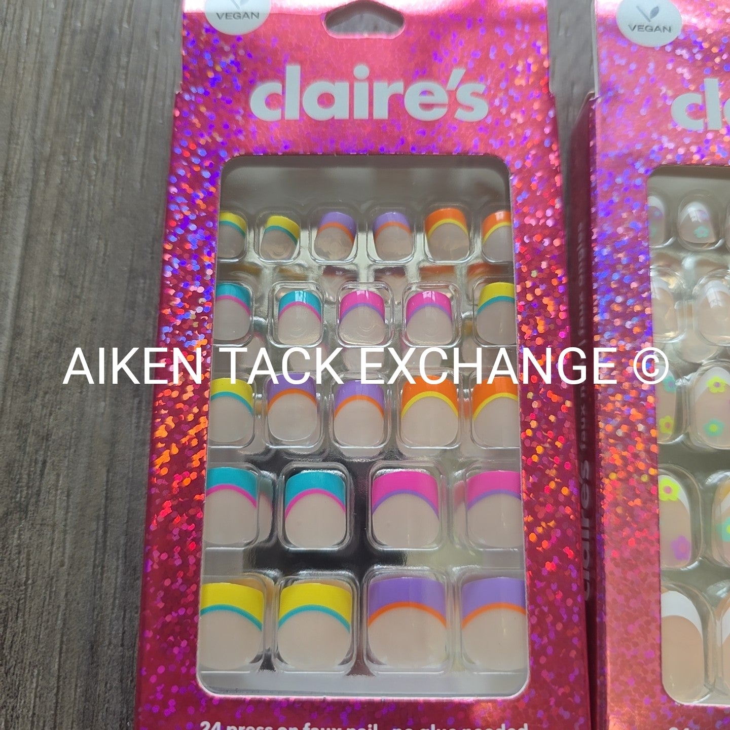 Claire's Press-On Nails (2 Sets) - 24 Count Each (48 Total)
