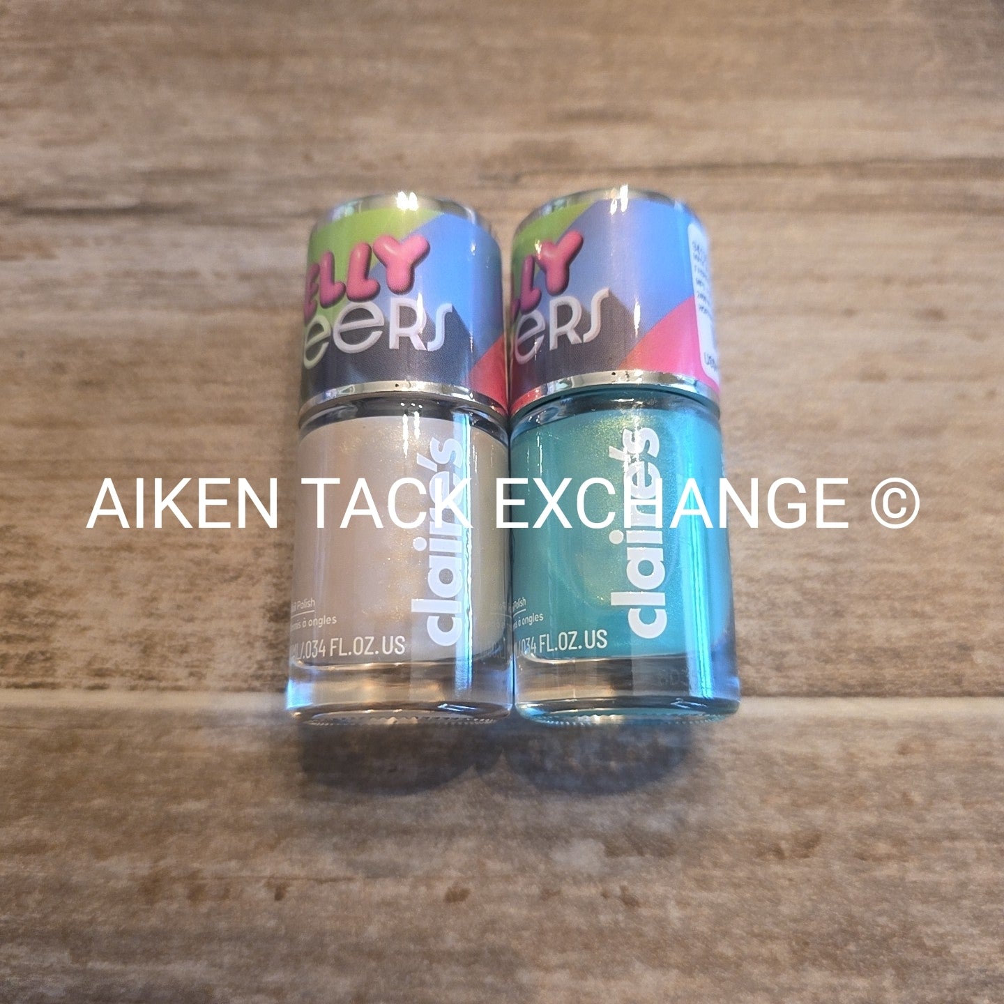 Claire's Jelly Sheers Polish - Set of 2