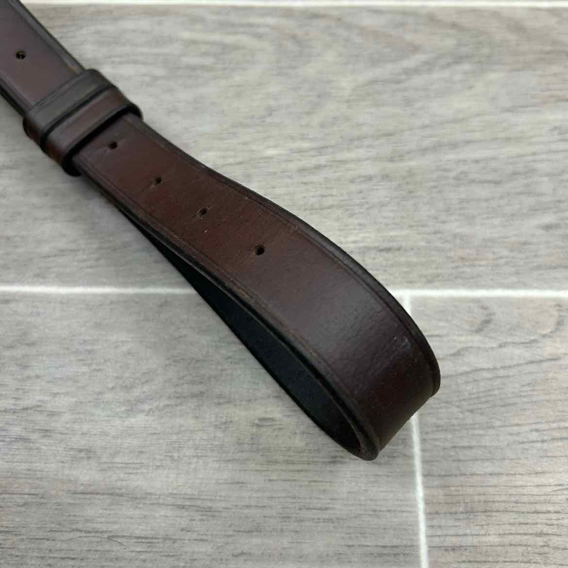 Bobby's English Tack Plain Raised Running Martingale, Brown, Size Full
