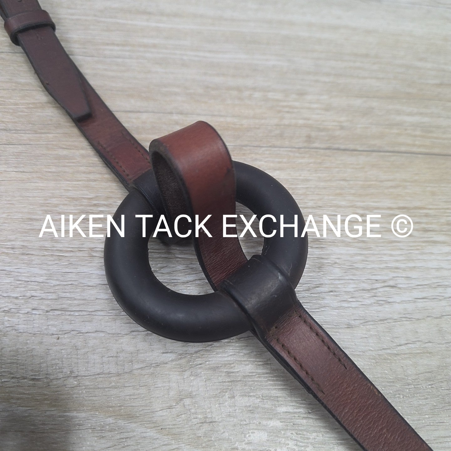 Leather & Rubber Donut Side Reins, Pair