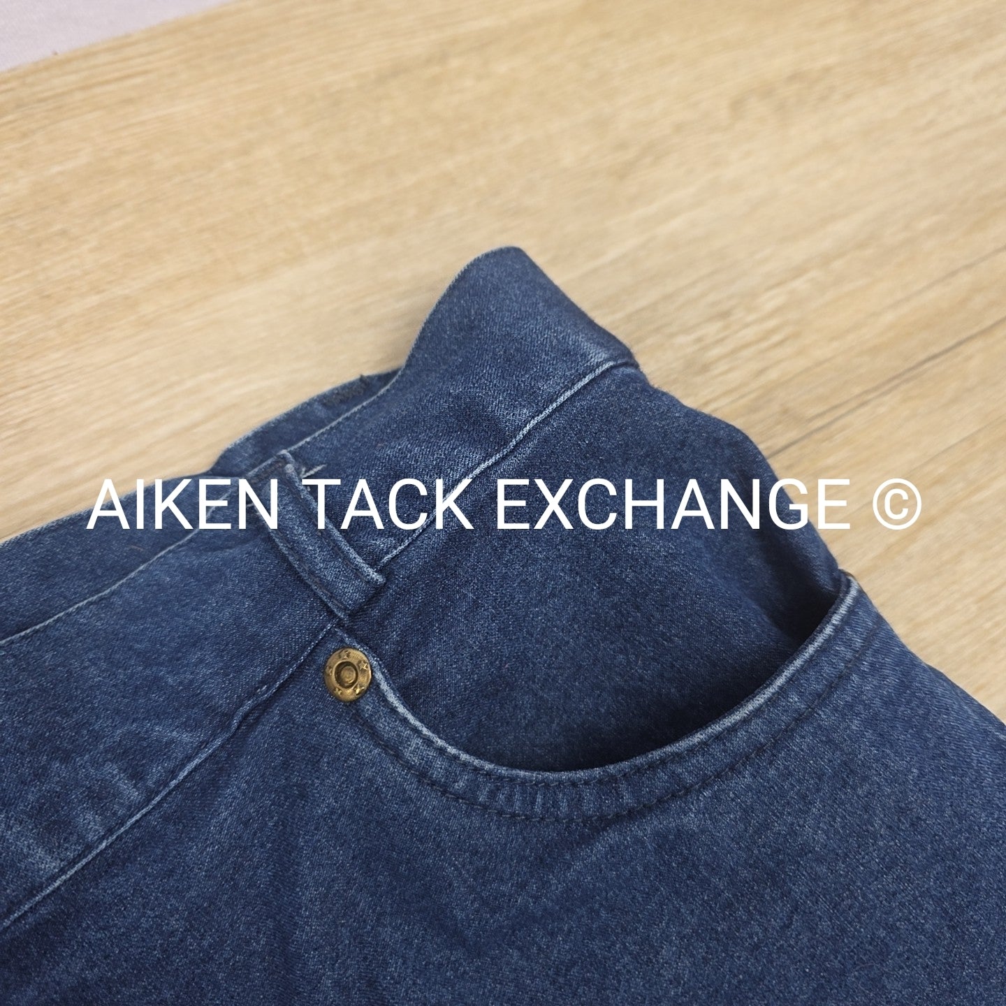 TuffRider Stretch Denim Knee Patch Riding Jeans, Women's 30