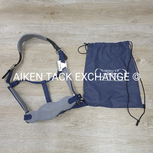 Correct Connect Magna Halter with Fleece & Leather Breakaway, Oversize