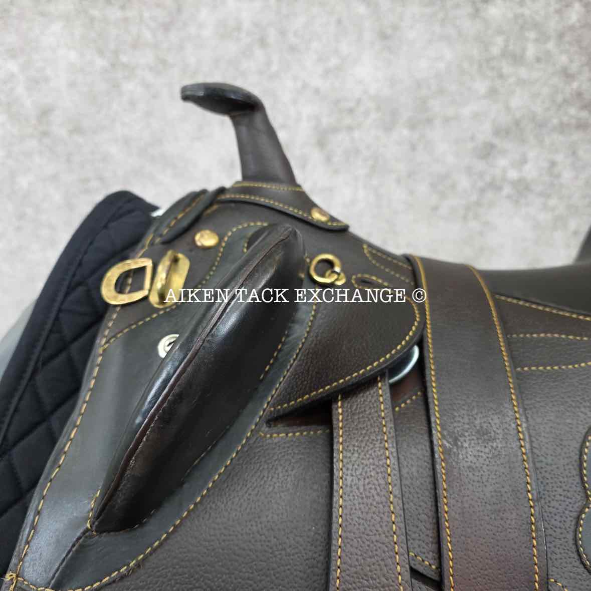 Down Under Saddle Supply Australian Stock Saddle, 16" Seat (Western) - 18" Seat (English), Medium Tree