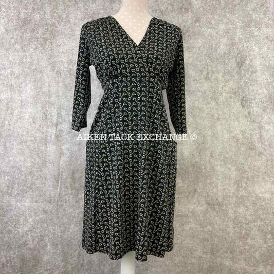 Kerrits EQL Inspired Jersey Dress, Black Lattice Bit, Size 2X