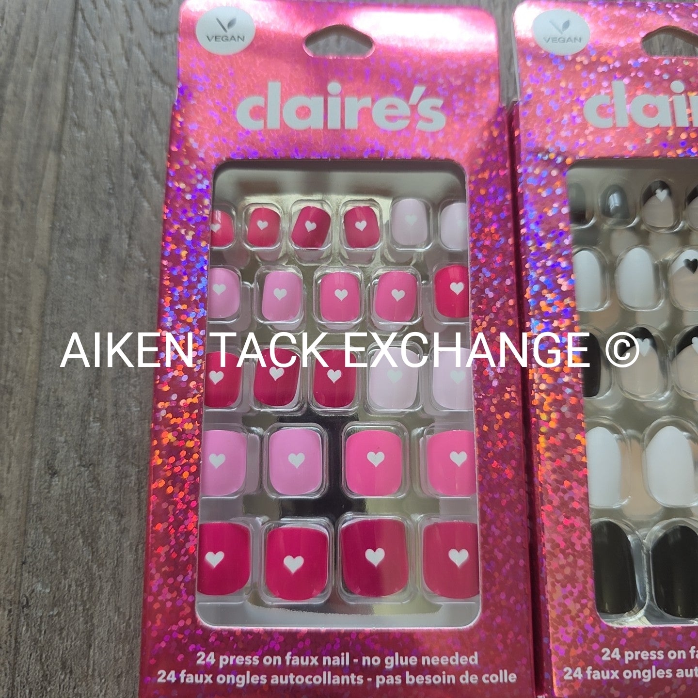Claire's Press-On Nails (2 Sets) - 24 Count Each (48 Total)