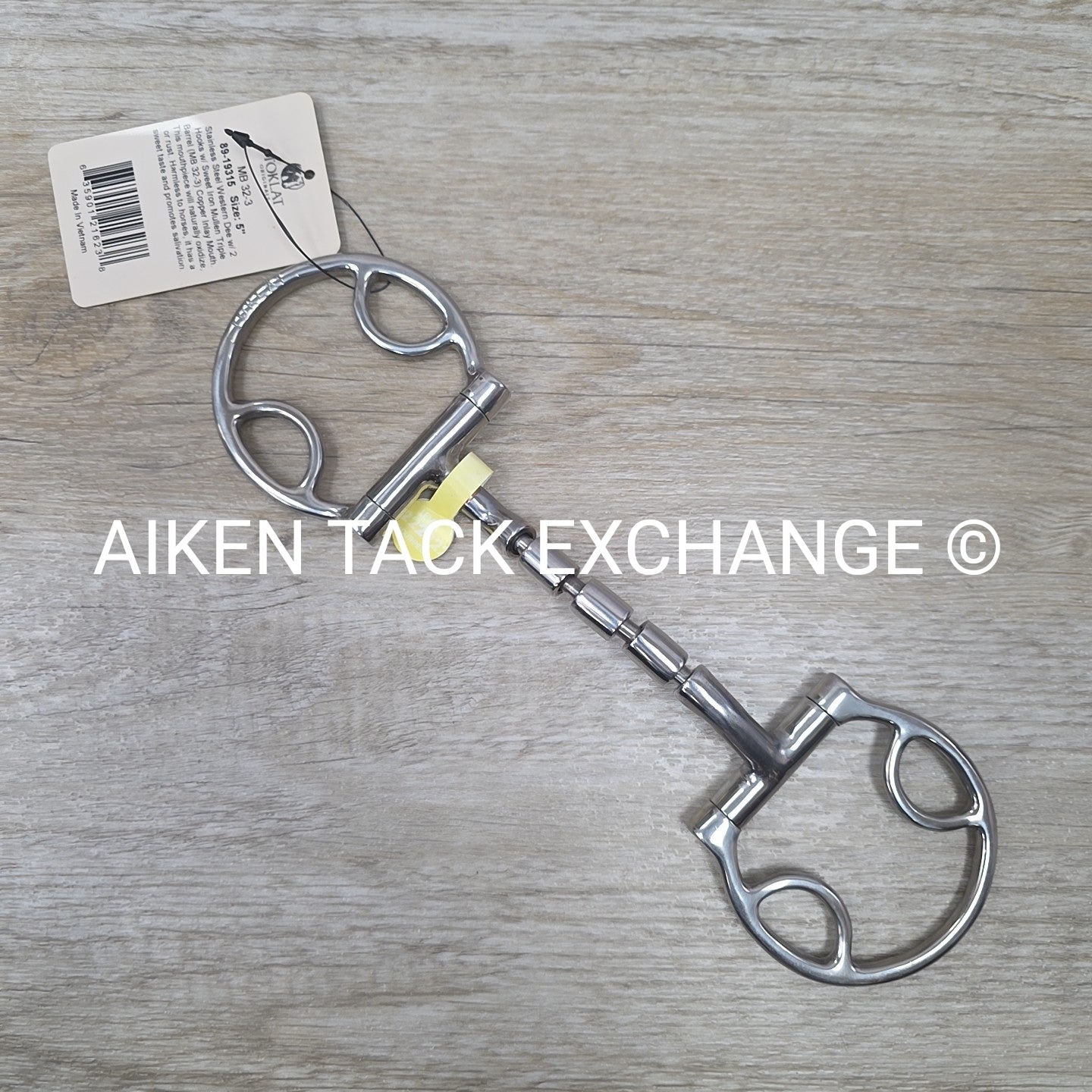 Myler Western Dee with Hooks Mullen Triple Barrel MB 32-3 5"