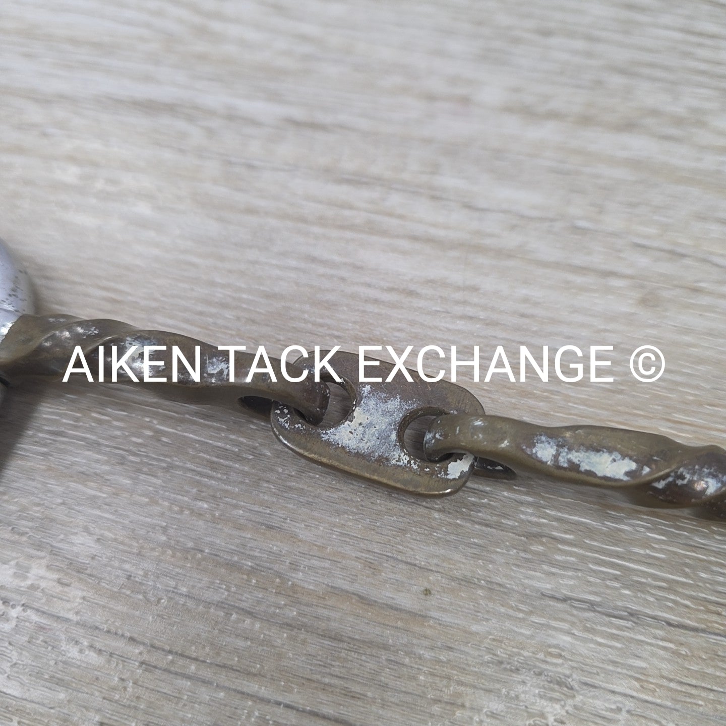 Copper Twisted French Link Half Cheek Bit 4.75"