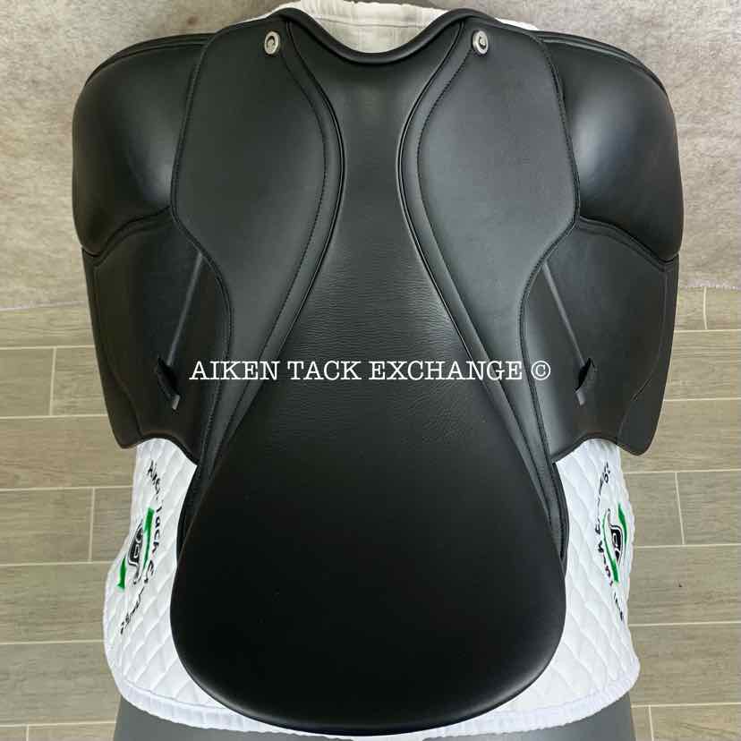**SOLD** 2024 Collegiate Esteem Dressage Saddle, 17.5" Seat, Adjustable Tree - Changeable Gullet, Wool Flocked Panels